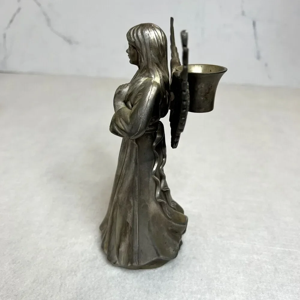 Vintage International Silver Co Angel Candle Holder